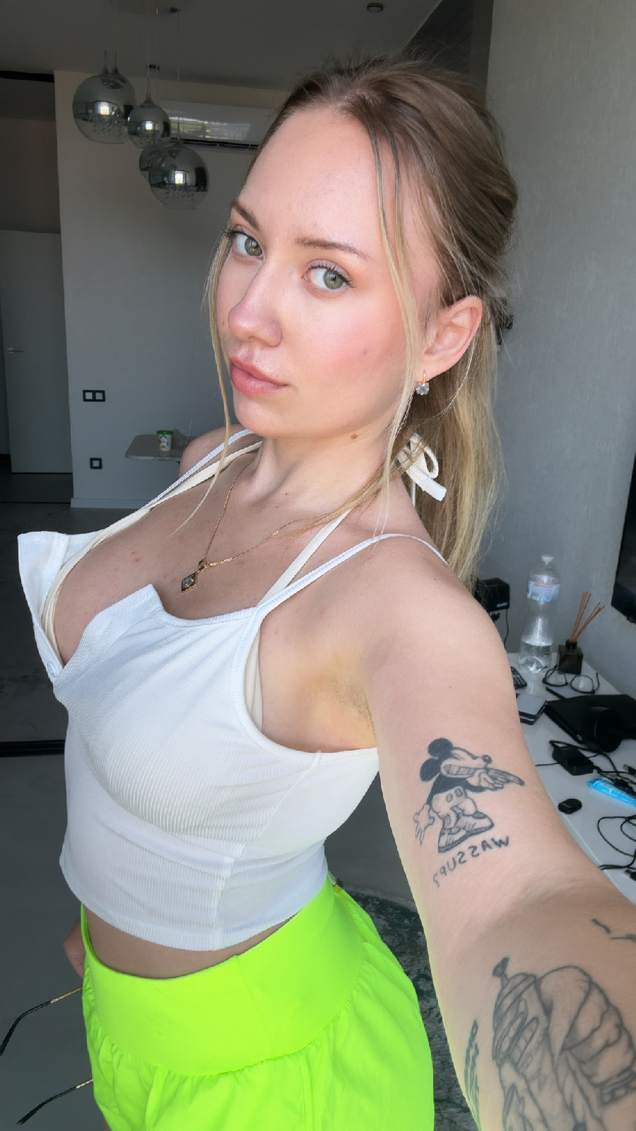 KateV in her underwear in Odessa