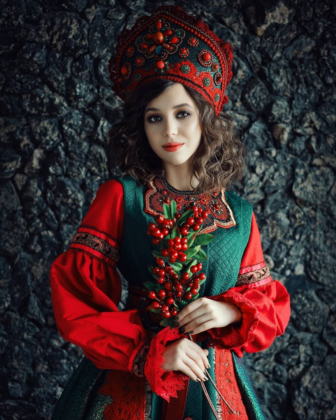Nude girl Women in Slavic costumes in Odessa